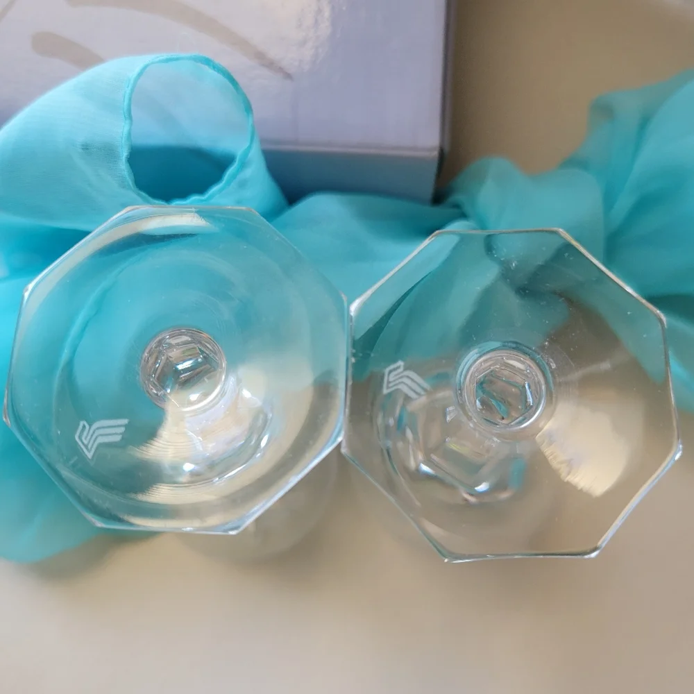 Singapore Airlines Crystal Cordial Glasses (2) ~ First Class Perk  Raffles Class